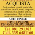 COMPRAVENDITA MOBILI ANTICHI BUONOCORE LUCA